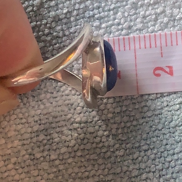 Lapis lazuli Silver Ring - Picture 7 of 7